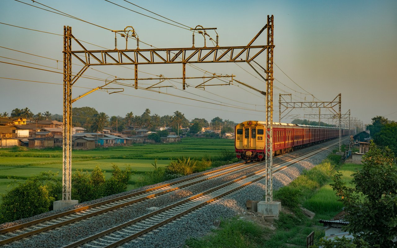 railway electrification completed 98 percent