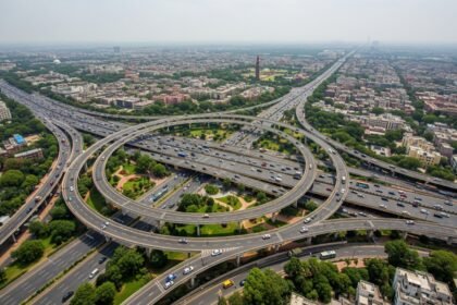 new delhi and central govt to develop 128 road network in delhi worth 27000 crore INR